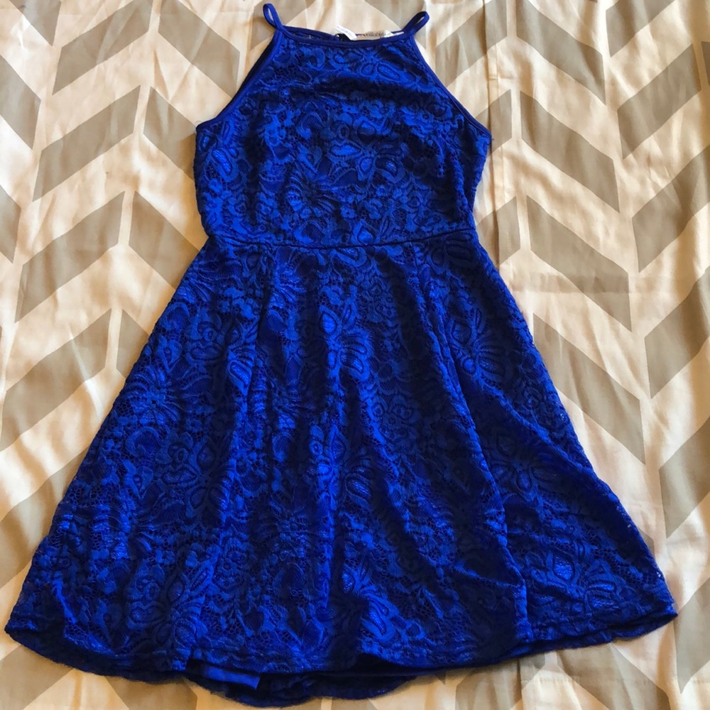 BRAND NEW Bright Royal Blue Lacey Sundress!!!
